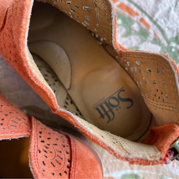 Soft boots orange suede - Picture 7 of 11